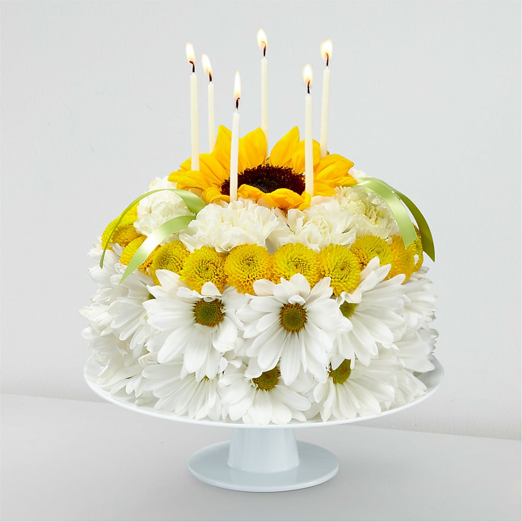 Birthday Smiles Floral Cake – Greenwich Blooms Florist Inc, Greenwich CT