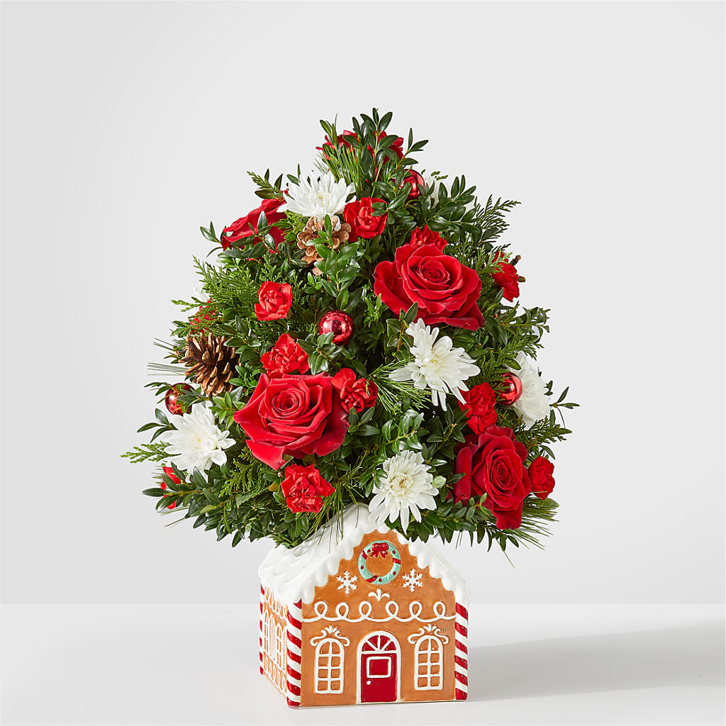 Spiced Gingerbread Tree – Greenwich Blooms Florist Inc, Greenwich CT