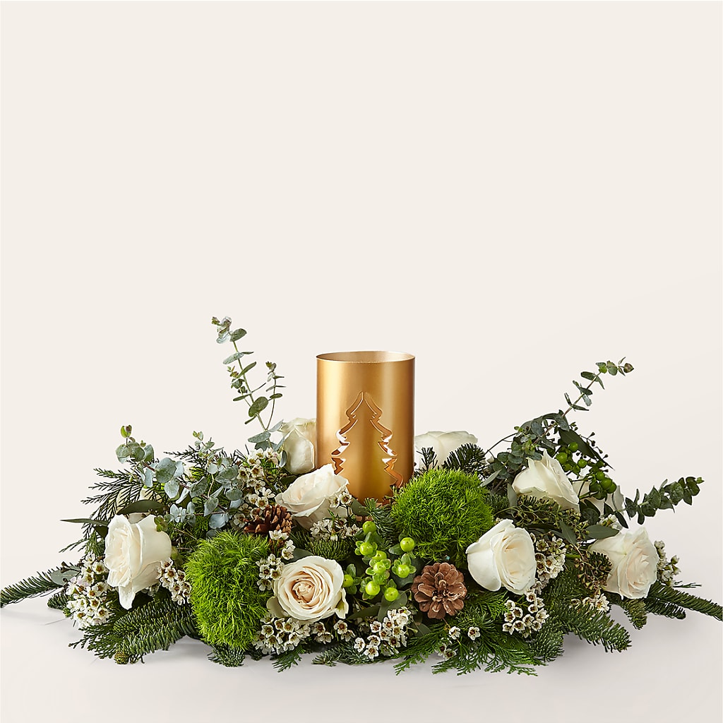 Chestnuts Roasting Centerpiece – Greenwich Blooms Florist Inc, Greenwich CT
