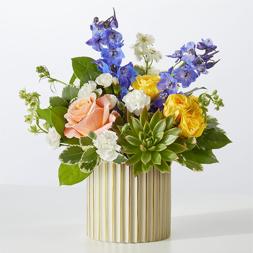 Cobalt Reverie Bouquet – Greenwich Blooms Florist Inc, Greenwich CT