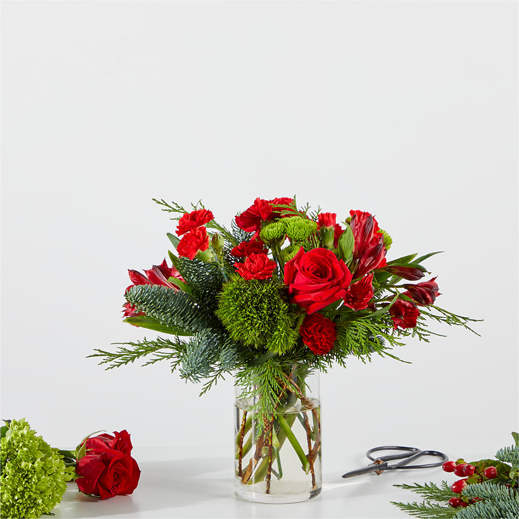 Merry Moment Bouquet – A Florist Original – Greenwich Blooms Florist Inc, Greenwich CT