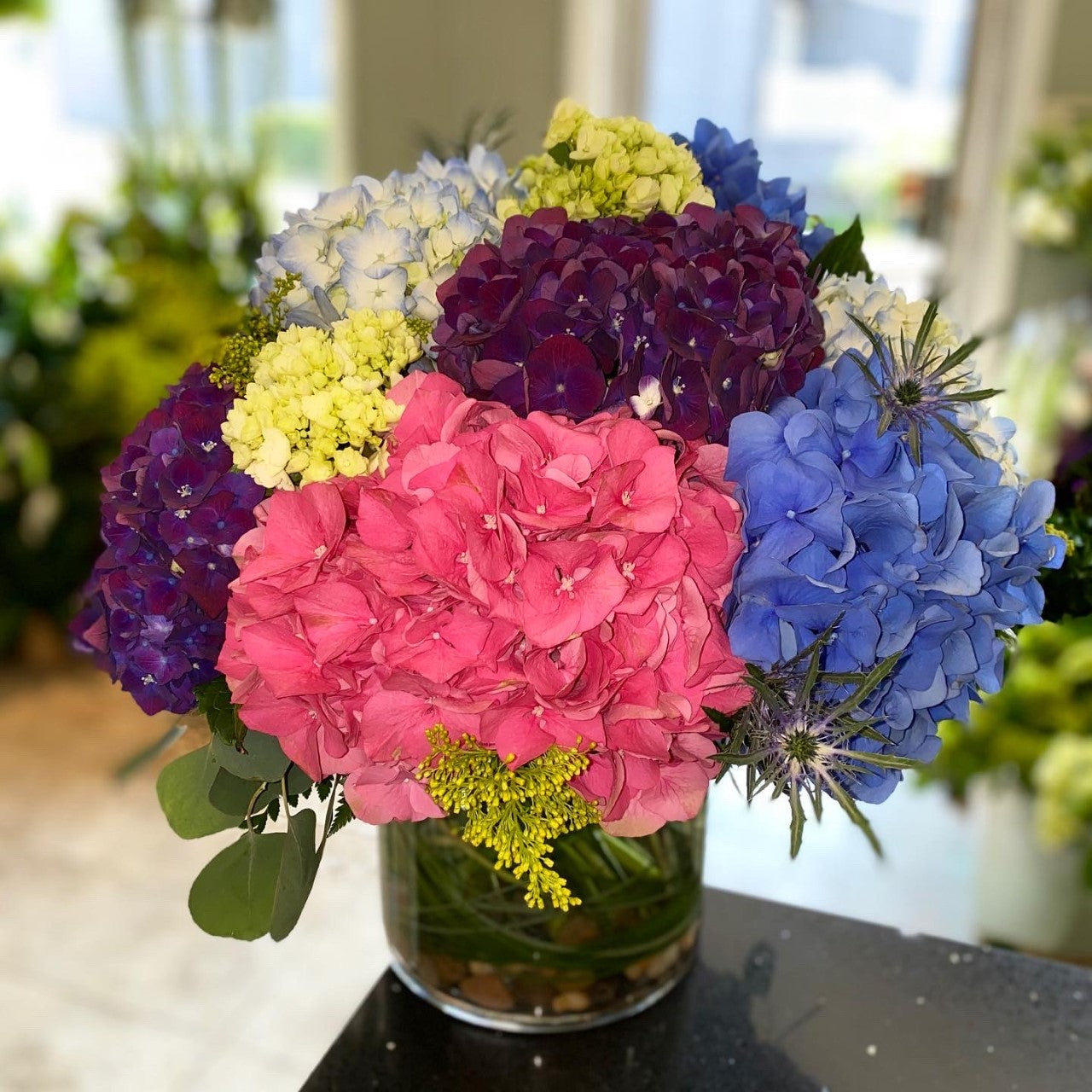 Happy Hydrangeas – Greenwich Blooms Florist Inc, Greenwich CT