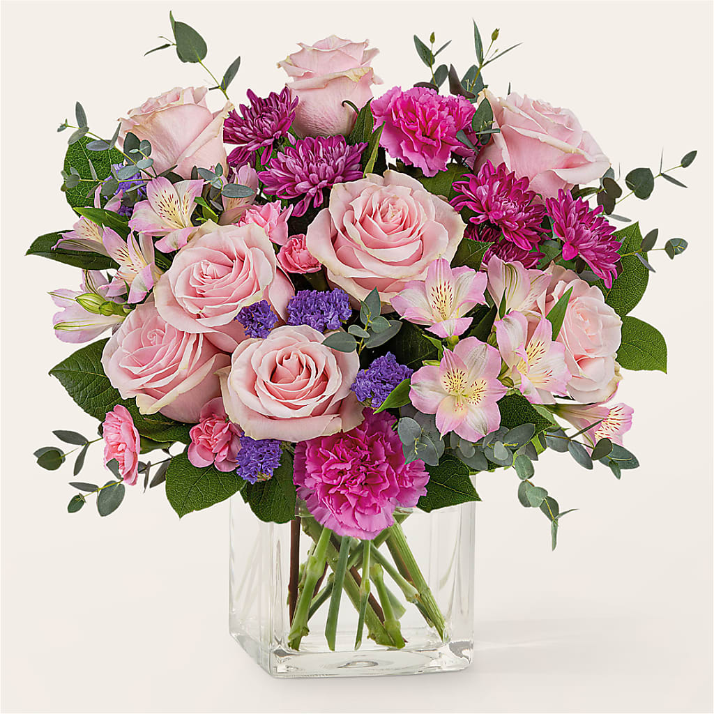 Rosy Radiance Bouquet – Greenwich Blooms Florist Inc, Greenwich CT