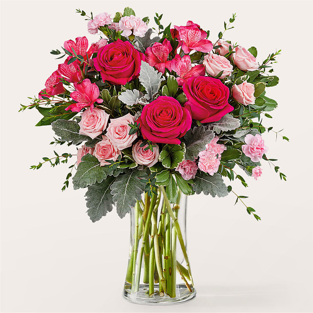Tickled Pink Bouquet – Greenwich Blooms Florist Inc, Greenwich CT