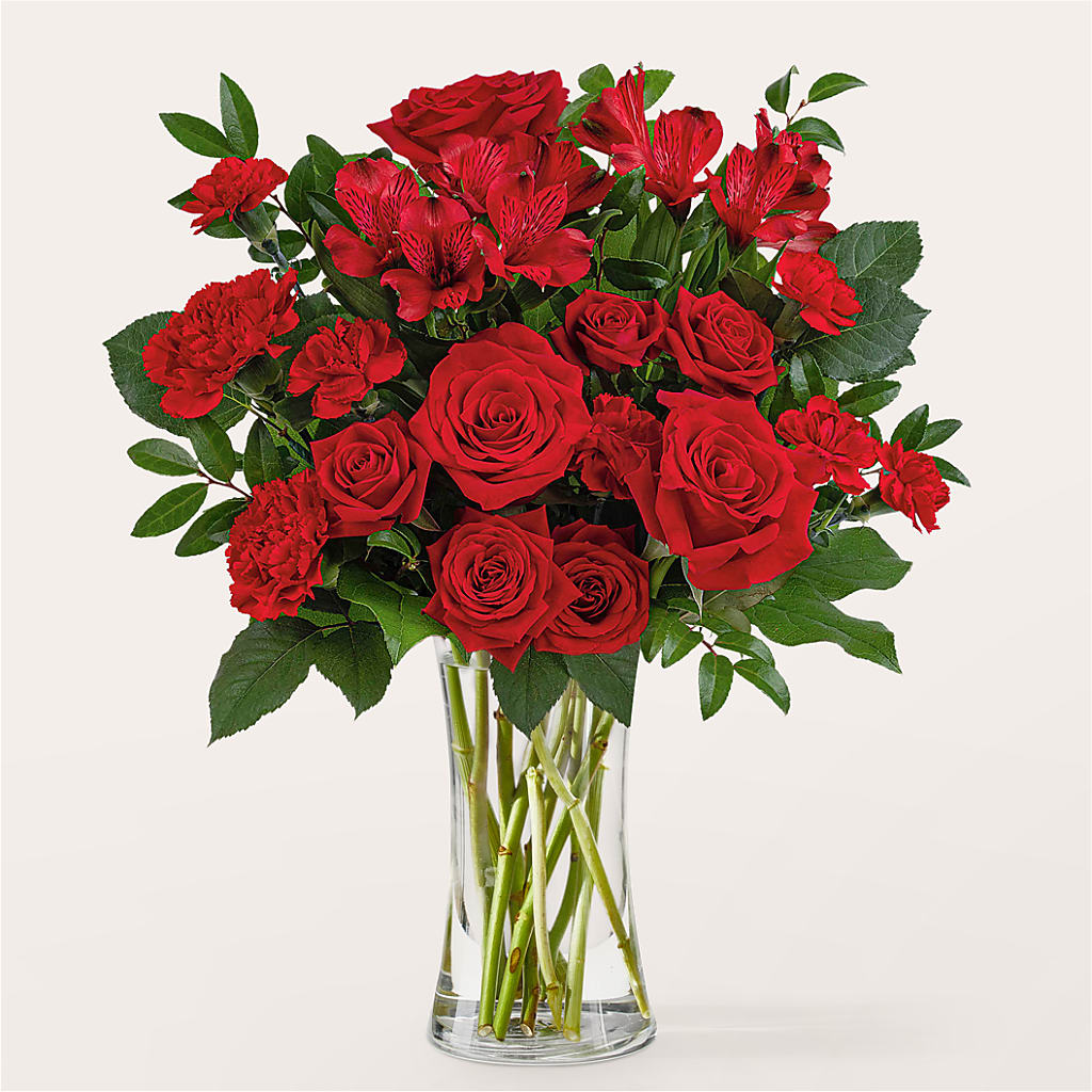Brilliant Ruby Bouquet – Greenwich Blooms Florist Inc, Greenwich CT