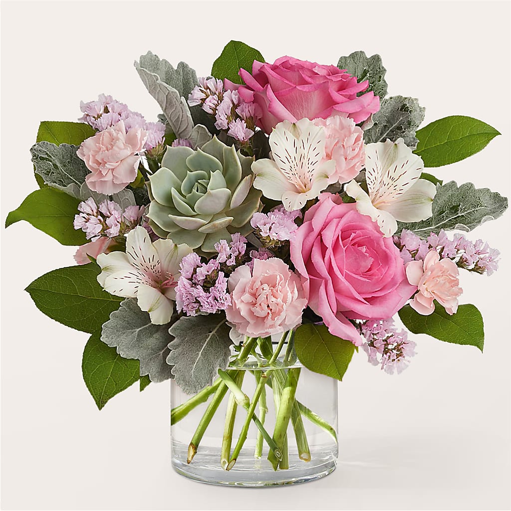 Dusty Rose Bouquet – Greenwich Blooms Florist Inc, Greenwich CT
