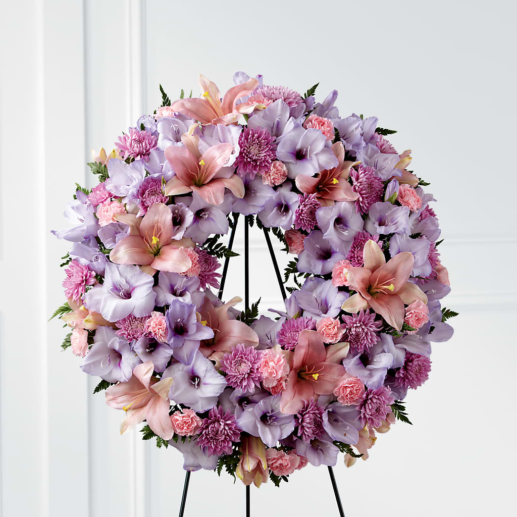 Beloved Friend Wreath – Greenwich Blooms Florist Inc, Greenwich CT