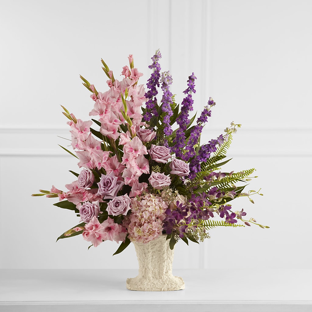Flowing Garden Arrangement – Greenwich Blooms Florist Inc, Greenwich CT