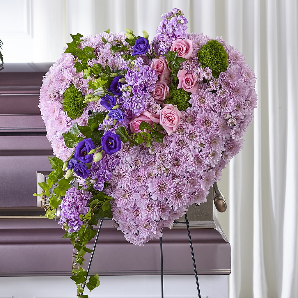 Treasured Love Standing Heart – Greenwich Blooms Florist Inc, Greenwich CT