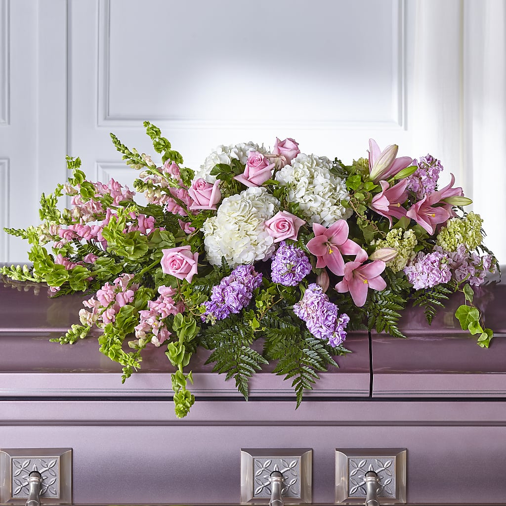 Life's Gratitude Casket Spray – Greenwich Blooms Florist Inc, Greenwich CT