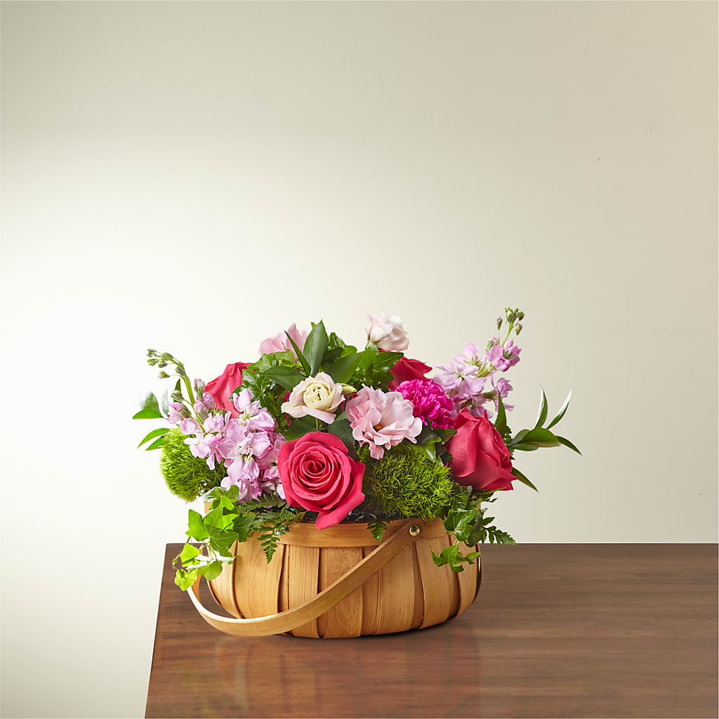 Radiance in Bloom Basket – Greenwich Blooms Florist Inc, Greenwich CT