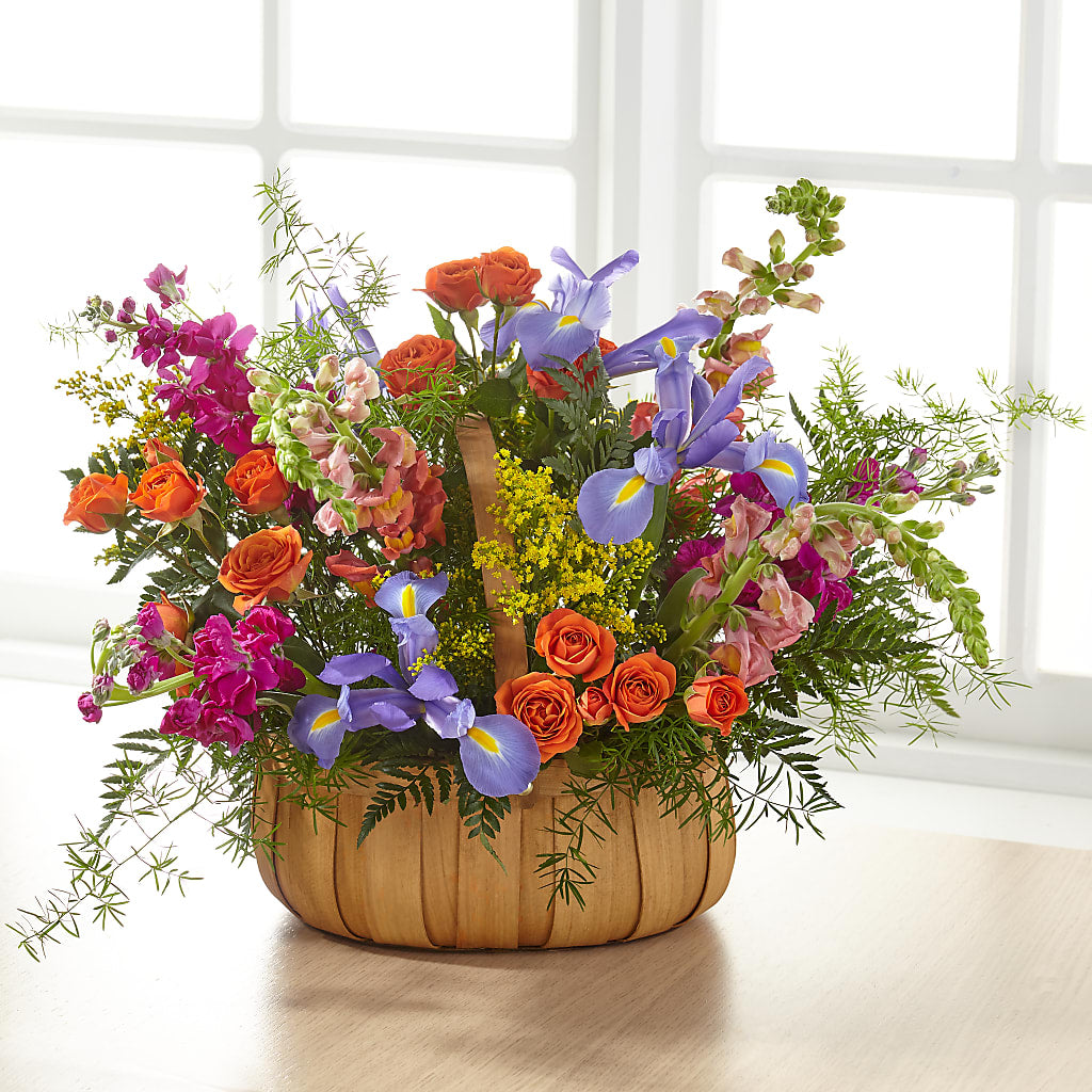 Garden of Life Basket – Greenwich Blooms Florist Inc, Greenwich CT