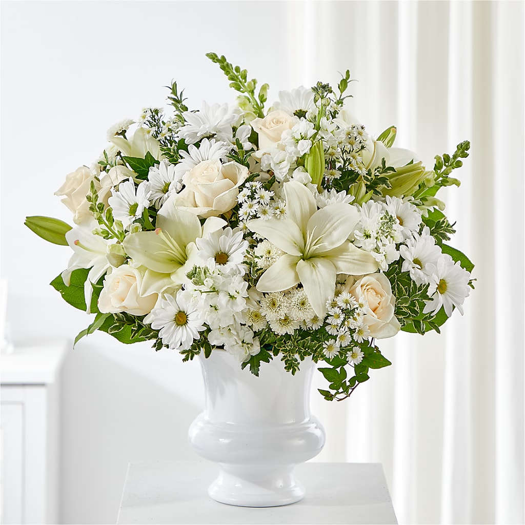Uplifting Urn Arrangement – Greenwich Blooms Florist Inc, Greenwich CT