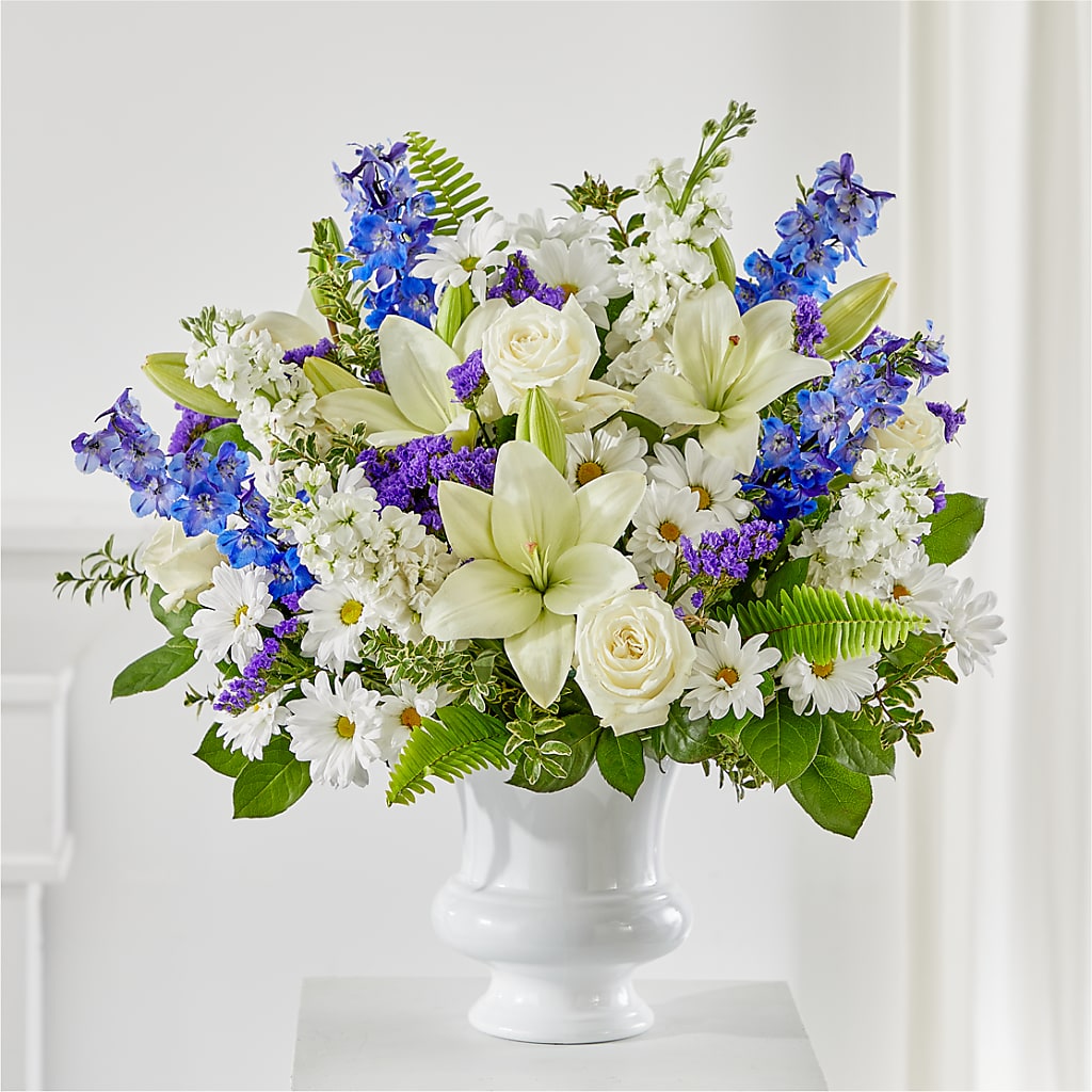 Expressions of Hope Urn Arrangement – Greenwich Blooms Florist Inc, Greenwich CT