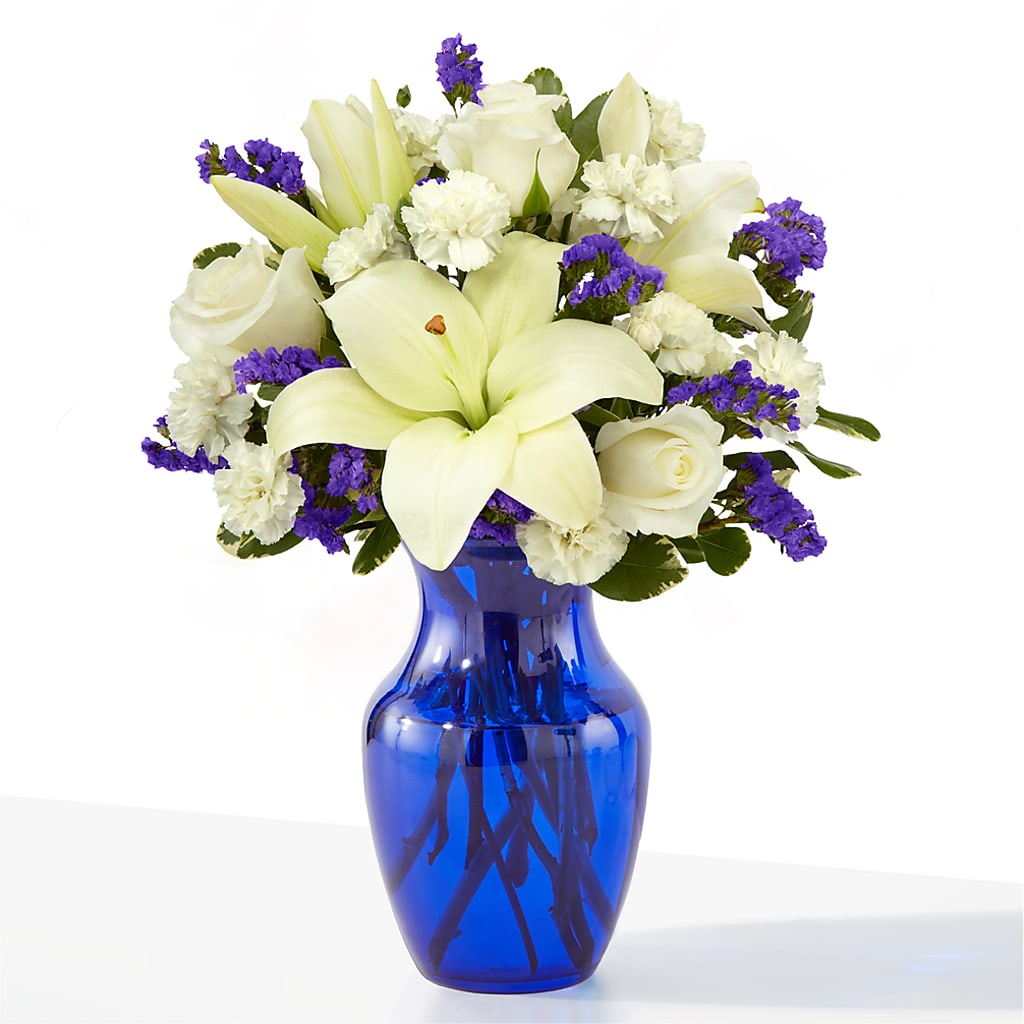 Sapphire Rush Bouquet – Greenwich Blooms Florist Inc, Greenwich CT