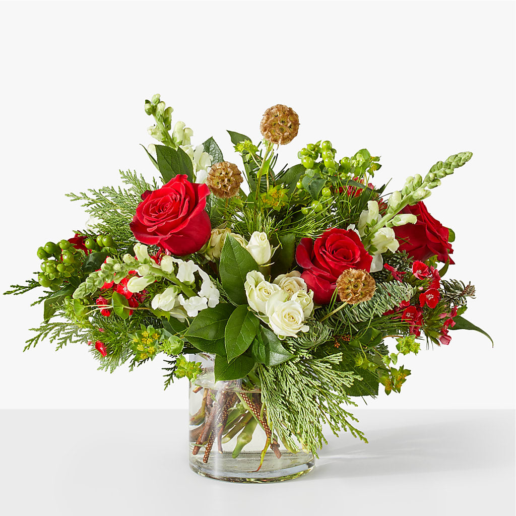 Deck the Halls Bouquet – Greenwich Blooms Florist Inc, Greenwich CT