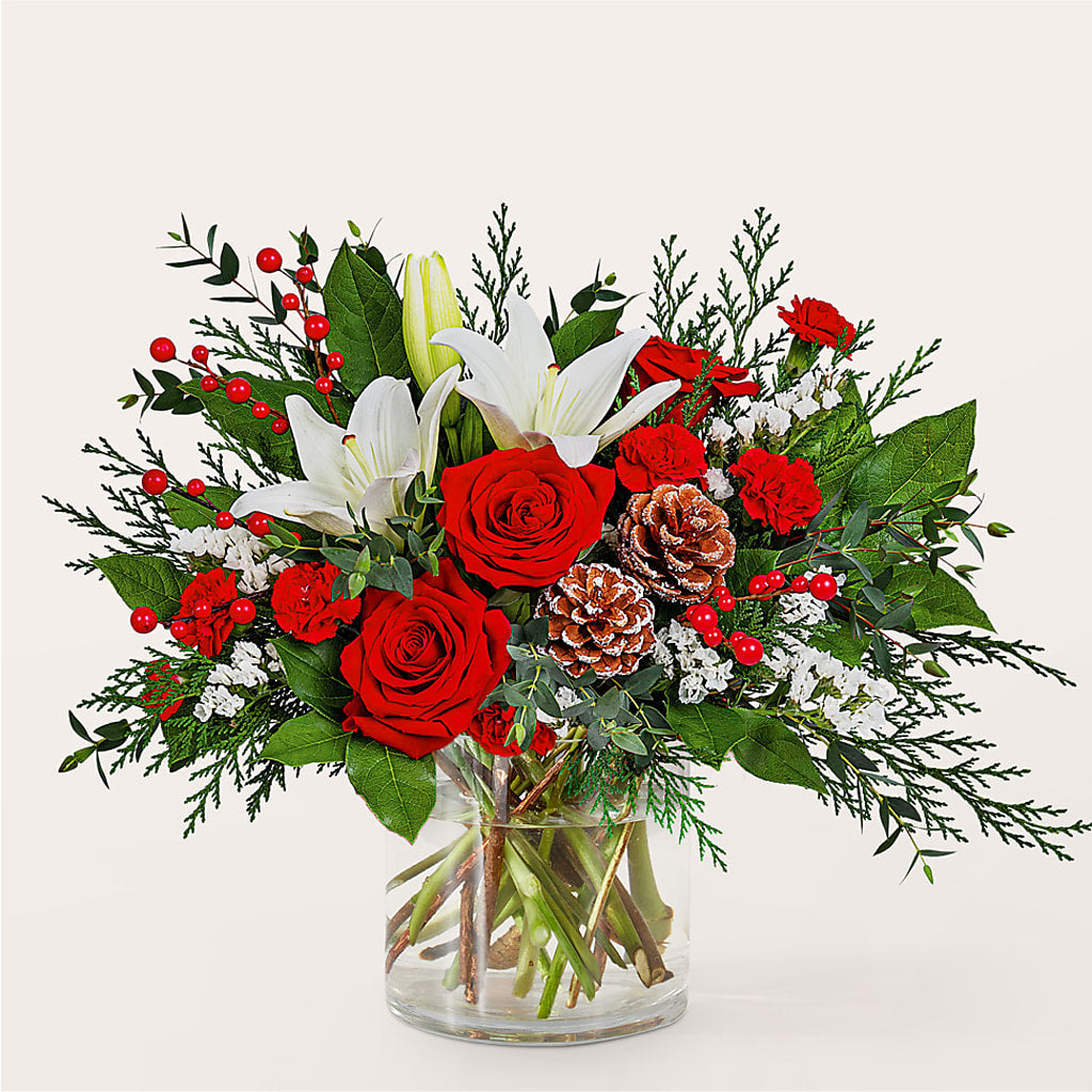 Best in Snow Bouquet – Greenwich Blooms Florist Inc, Greenwich CT