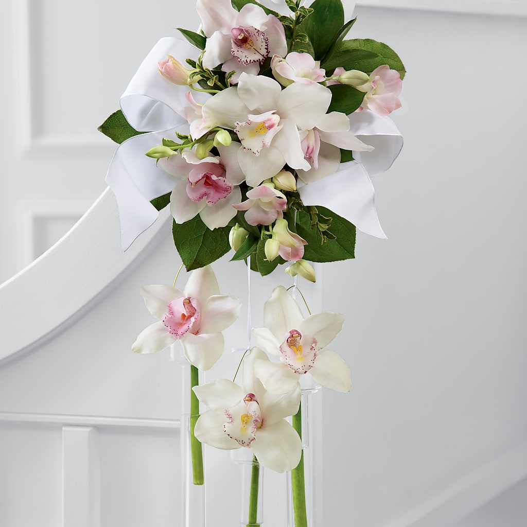 Perfect Entrance Pew Arrangement – Greenwich Blooms Florist Inc, Greenwich CT