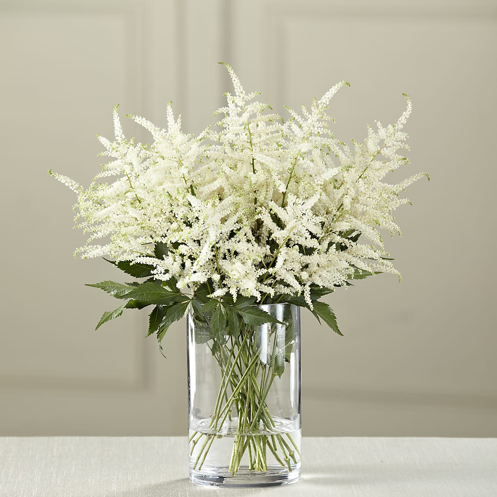 White Astilbe Bouquet – Greenwich Blooms Florist Inc, Greenwich CT