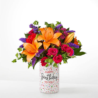 Birthday Palooza Bouquet –  Greenwich Blooms Florist Inc, Greenwich CT
