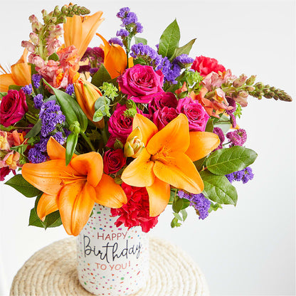 Birthday Palooza Bouquet –  Greenwich Blooms Florist Inc, Greenwich CT