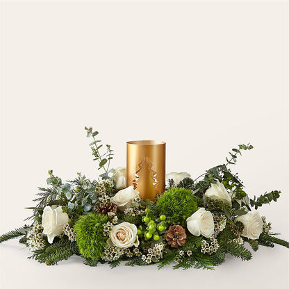 Chestnuts Roasting Centerpiece –  Greenwich Blooms Florist Inc, Greenwich CT