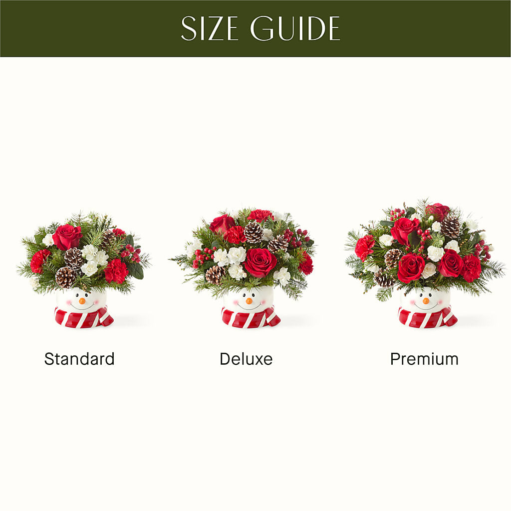 Jolly Snowman Bouquet –  Greenwich Blooms Florist Inc, Greenwich CT