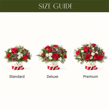 Jolly Snowman Bouquet –  Greenwich Blooms Florist Inc, Greenwich CT