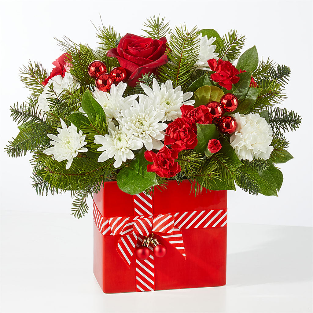 Presents Under the Tree Bouquet –  Greenwich Blooms Florist Inc, Greenwich CT