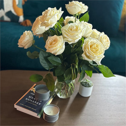 Long Stem Yellow Rose Bouquet –  Greenwich Blooms Florist Inc, Greenwich CT
