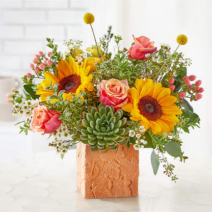 Sunflower Season Bouquet –  Greenwich Blooms Florist Inc, Greenwich CT