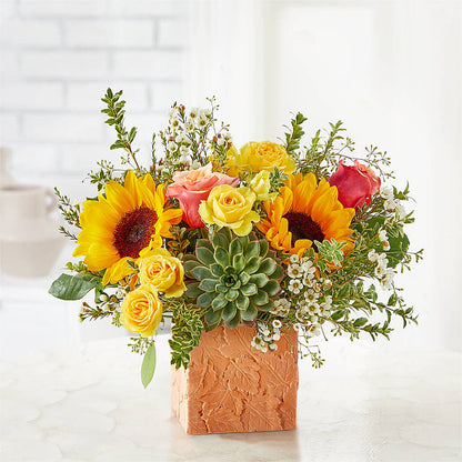 Sunflower Season Bouquet –  Greenwich Blooms Florist Inc, Greenwich CT
