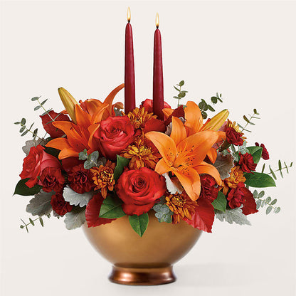 Fruits of Fall Centerpiece –  Greenwich Blooms Florist Inc, Greenwich CT
