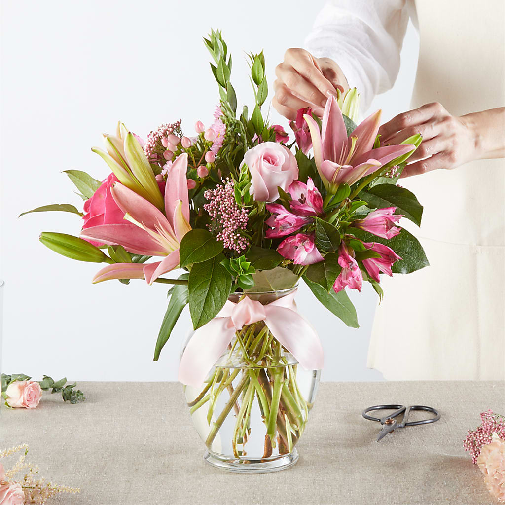 Pink Ribbon - A Florist Original –  Greenwich Blooms Florist Inc, Greenwich CT