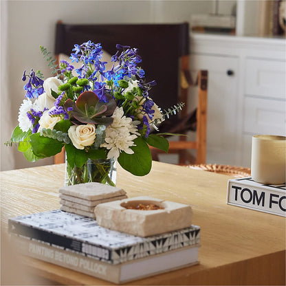 Cerulean Waves Bouquet –  Greenwich Blooms Florist Inc, Greenwich CT
