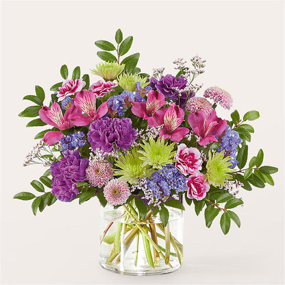 Glass Half Full Bouquet –  Greenwich Blooms Florist Inc, Greenwich CT