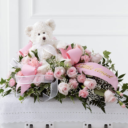 Touch of Sympathy Casket Spray –  Greenwich Blooms Florist Inc, Greenwich CT