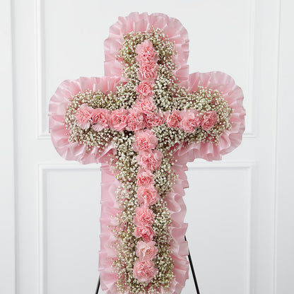 Angel's Cross Easel –  Greenwich Blooms Florist Inc, Greenwich CT