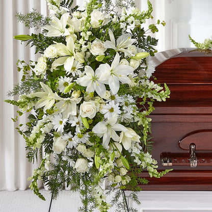 Loving Thoughts Standing Spray –  Greenwich Blooms Florist Inc, Greenwich CT