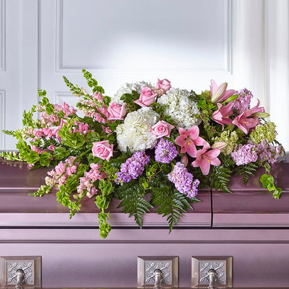 Life's Gratitude Casket Spray –  Greenwich Blooms Florist Inc, Greenwich CT