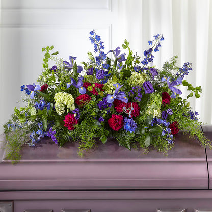 Always Treasured Casket Spray –  Greenwich Blooms Florist Inc, Greenwich CT