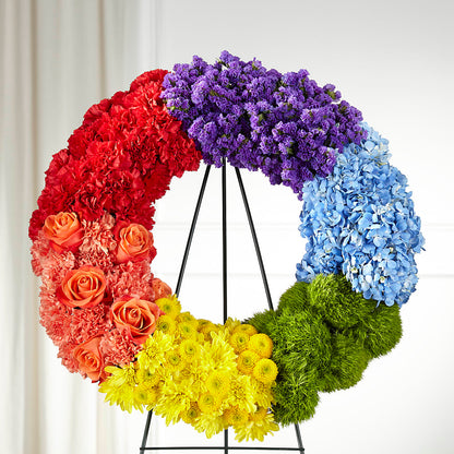 Circle of Love Wreath –  Greenwich Blooms Florist Inc, Greenwich CT