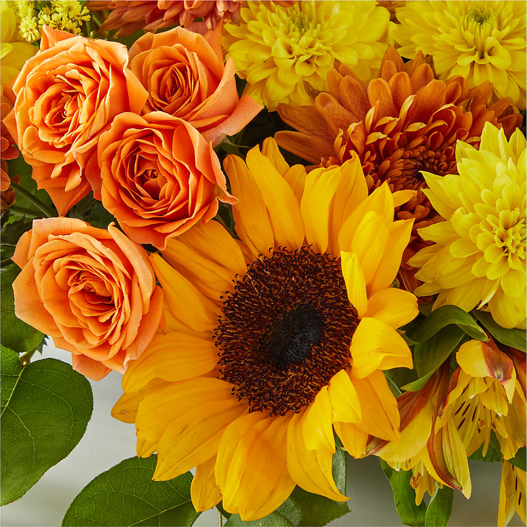 Autumn Harmony Centerpiece –  Greenwich Blooms Florist Inc, Greenwich CT
