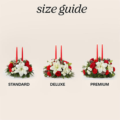 Seasonal Festivities Centerpiece –  Greenwich Blooms Florist Inc, Greenwich CT