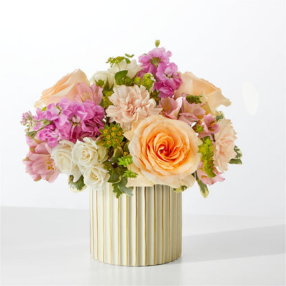 Paradise Bouquet with Ivory Vase –  Greenwich Blooms Florist Inc, Greenwich CT
