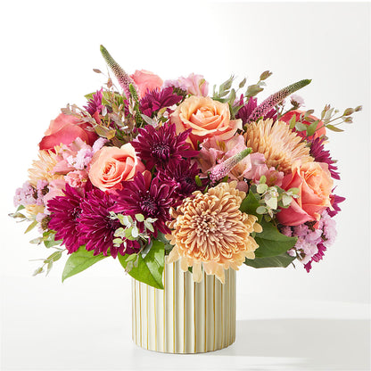 Berry Cobbler Bouquet with Ivory Vase –  Greenwich Blooms Florist Inc, Greenwich CT