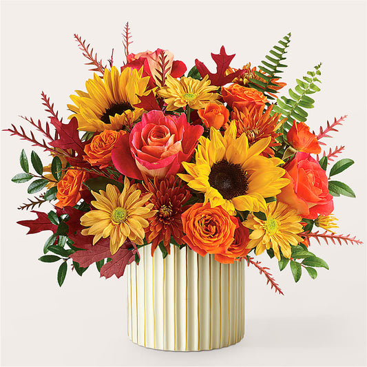 Fall Campfire Bouquet –  Greenwich Blooms Florist Inc, Greenwich CT