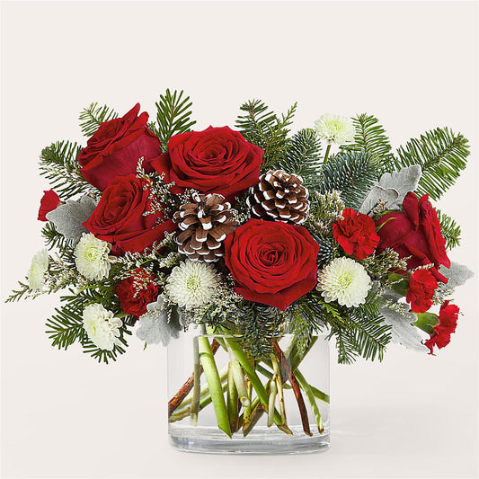 Yule Cheer Bouquet –  Greenwich Blooms Florist Inc, Greenwich CT