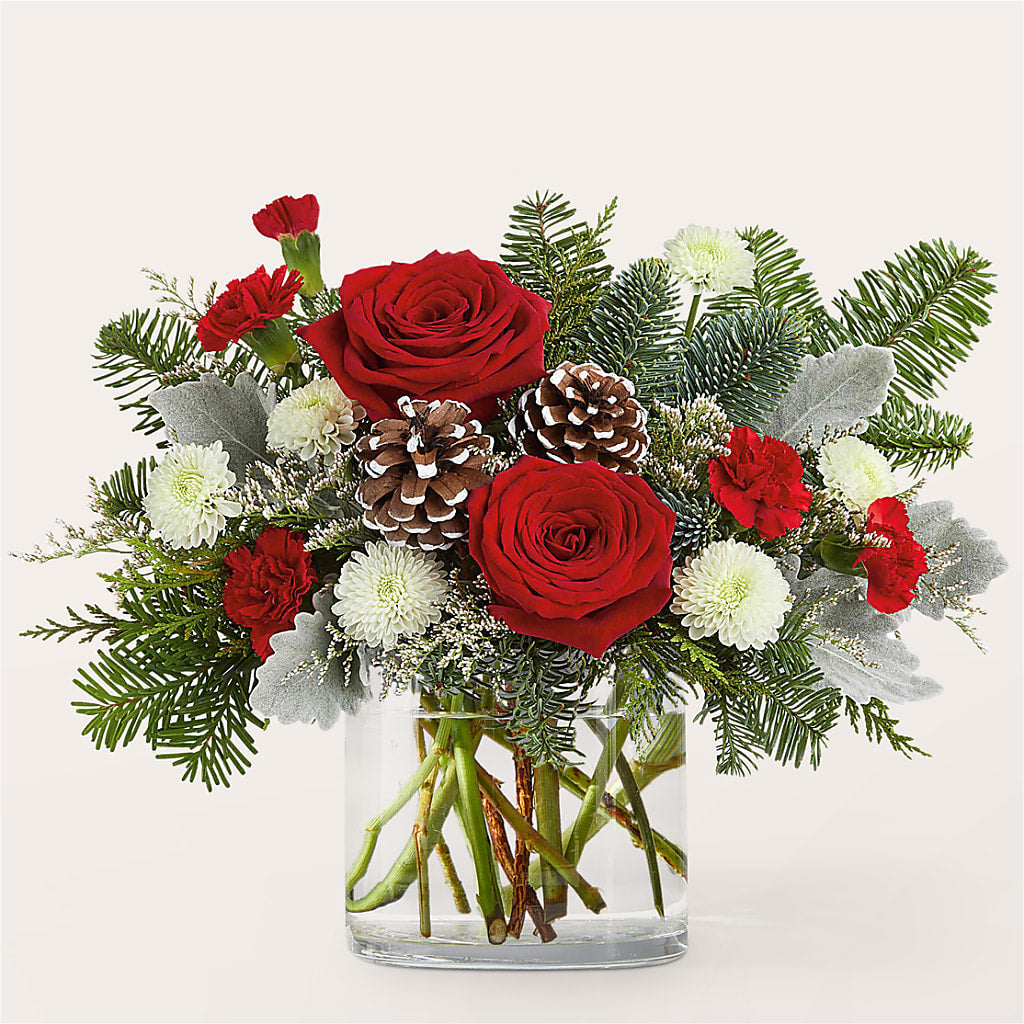 Yule Cheer Bouquet –  Greenwich Blooms Florist Inc, Greenwich CT