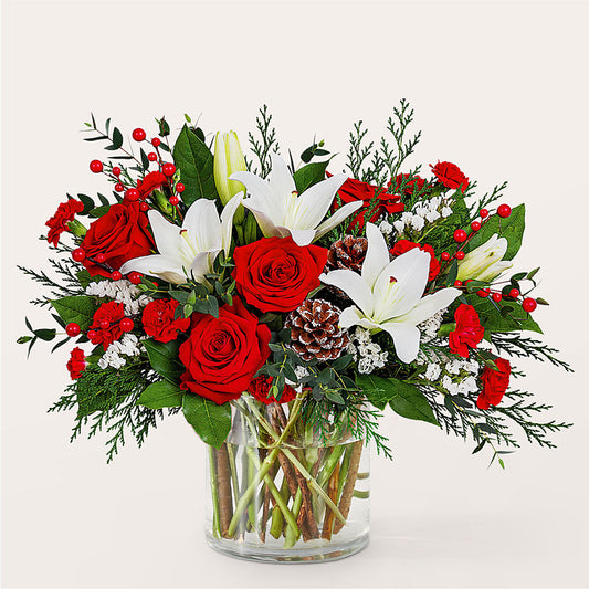 Best in Snow Bouquet –  Greenwich Blooms Florist Inc, Greenwich CT